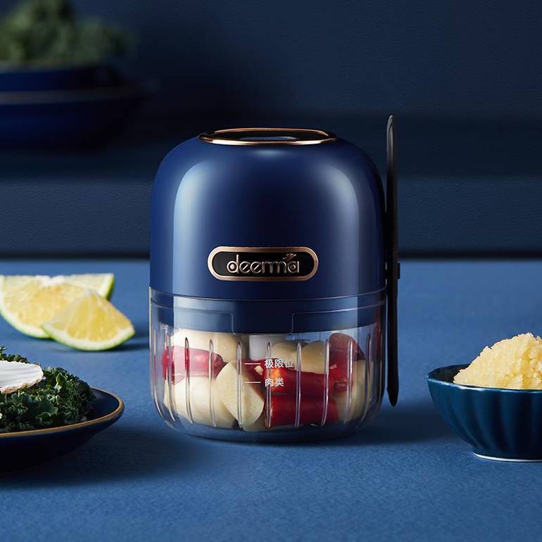 Deerma JS100 Electric Garlic Grinder Food Processer Cordless Mini Palmed