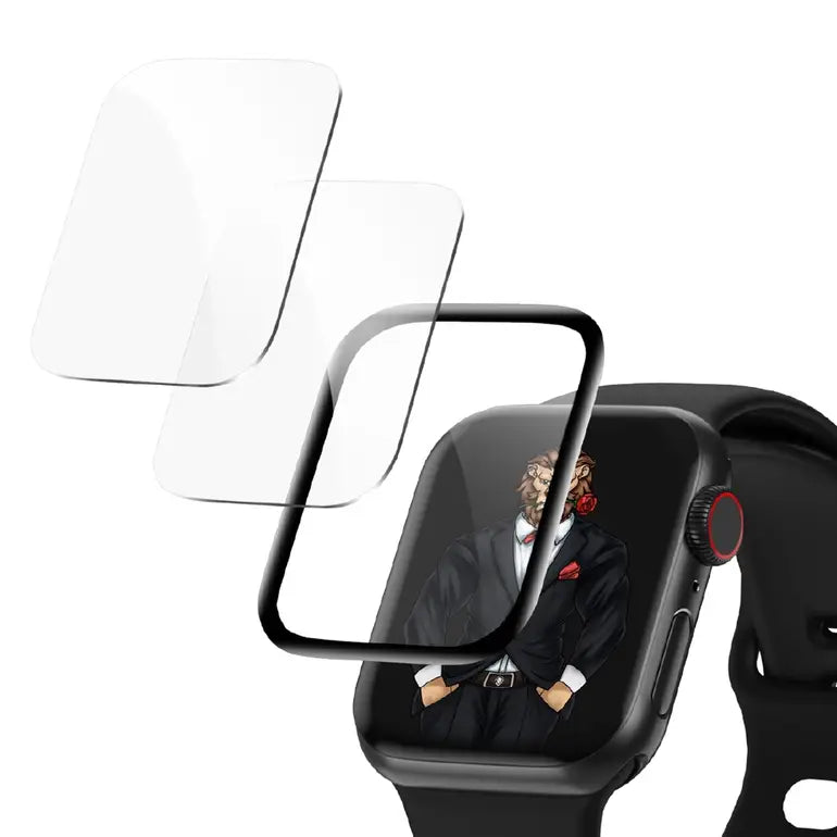 Green Apple Watch 3D HD Glass Screen Protector