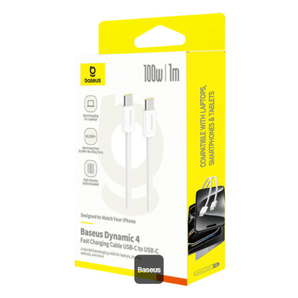 Baseus Dynamic 4 Fast Charging Data Cable Usb-C To Usb-C 100W