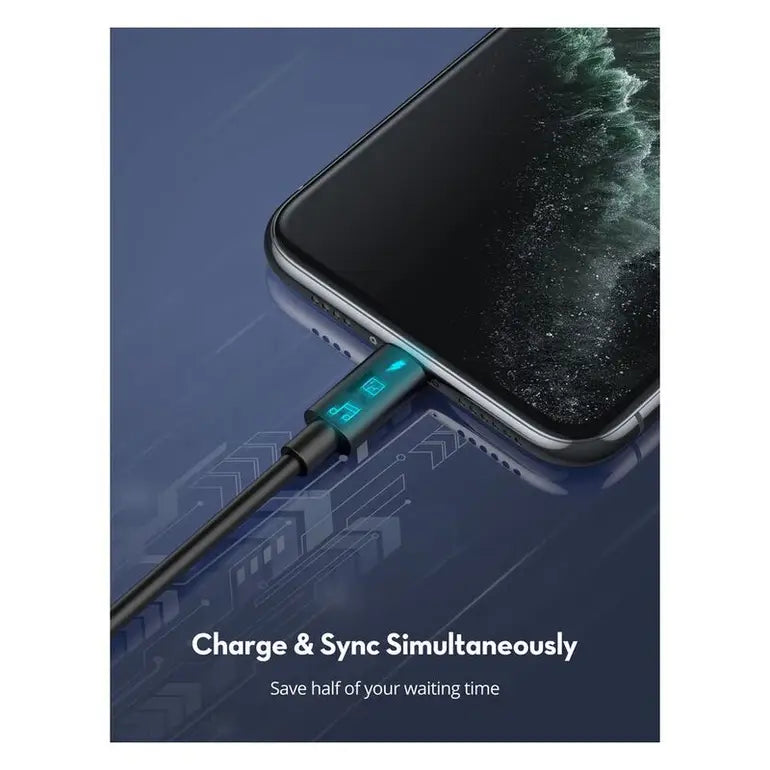 Ravpower Type-C to Lightning Cable Tpe Black