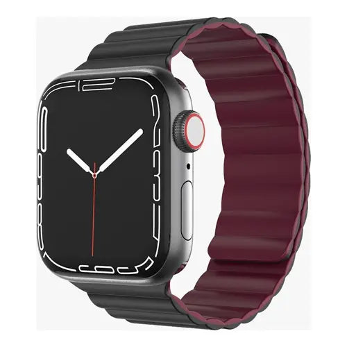 Green Silicone Magnetic Watch Band for Apple Watch 42/44/45MM
