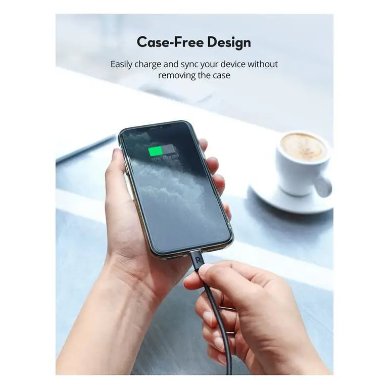 Ravpower Type-C to Lightning Cable Tpe Black