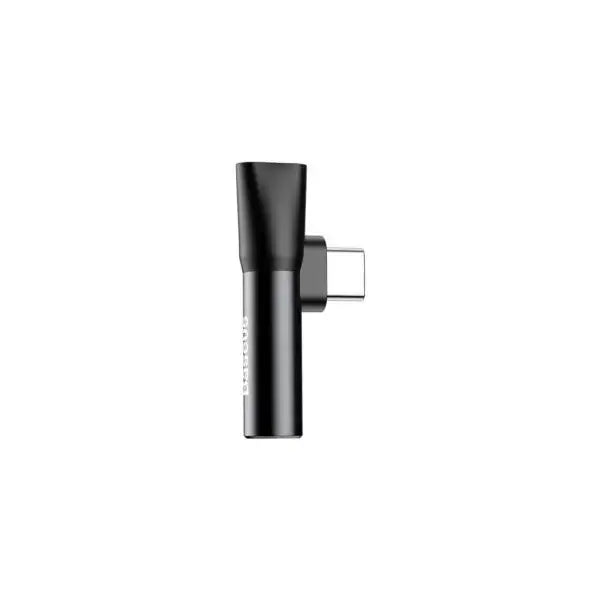 Baseus L41 Audio Adapter For Type-C Male To Type-C Female + 3.5mm Jack