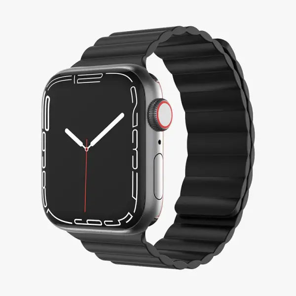 Green Silicone Magnetic Watch Band for Apple Watch 42/44/45MM