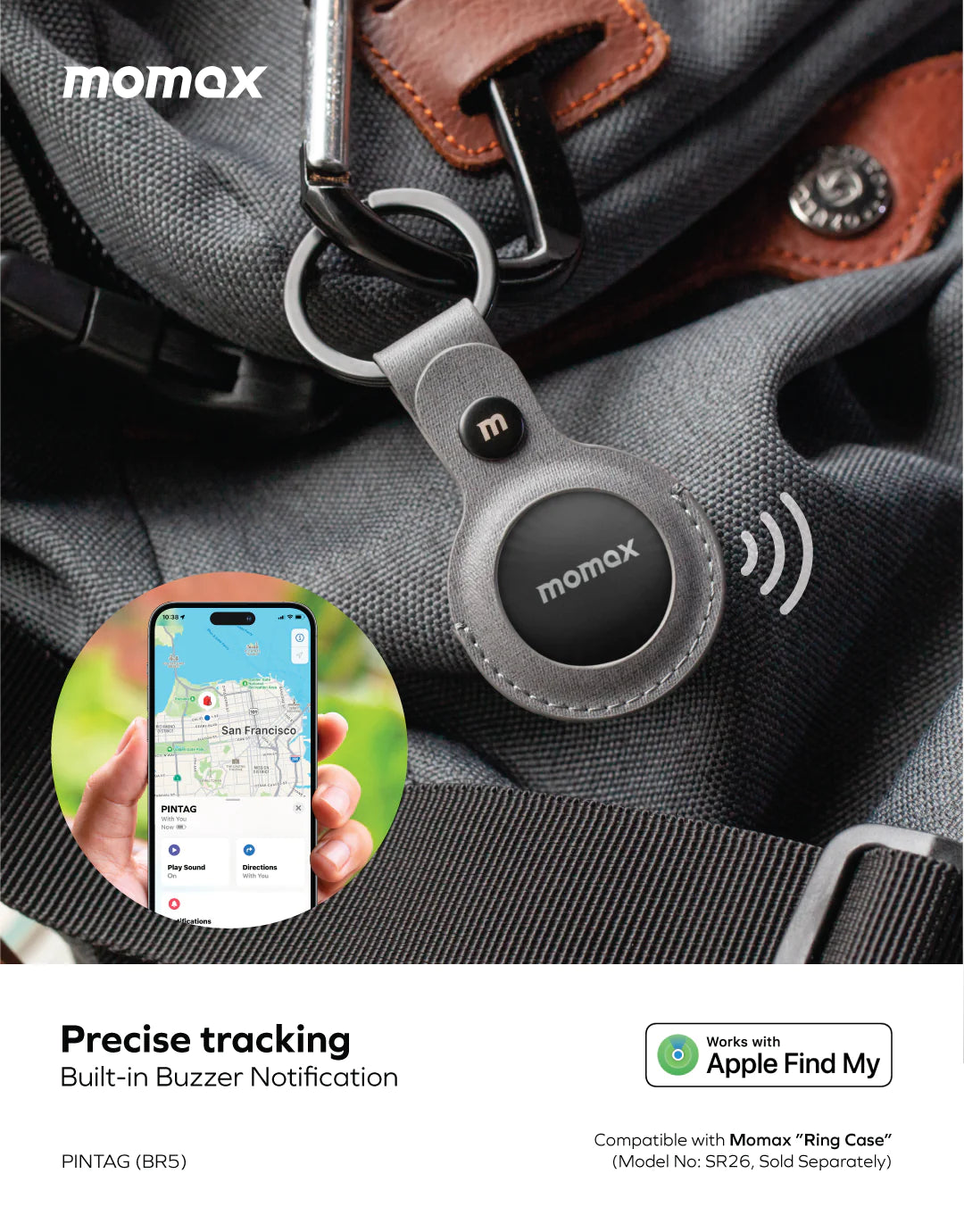 Momax PINTAG Find my Tracker BR5