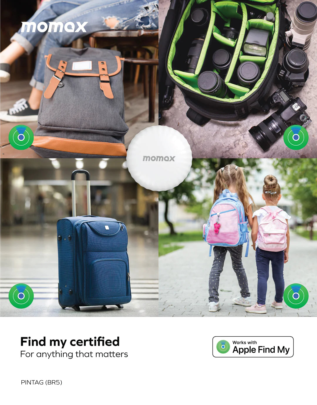 Momax PINTAG Find my Tracker BR5