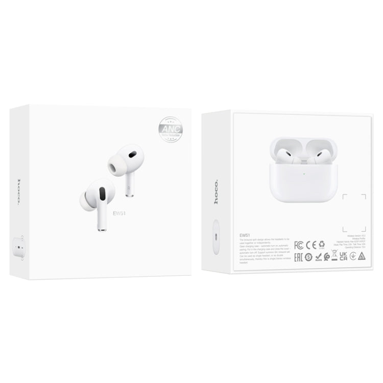 hoco EW51 True Wireless ANC Noise Reduction Bluetooth Earphone