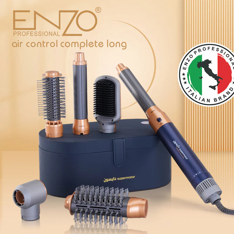 ENZO 6-in-1 Electric Hair Styling Tool