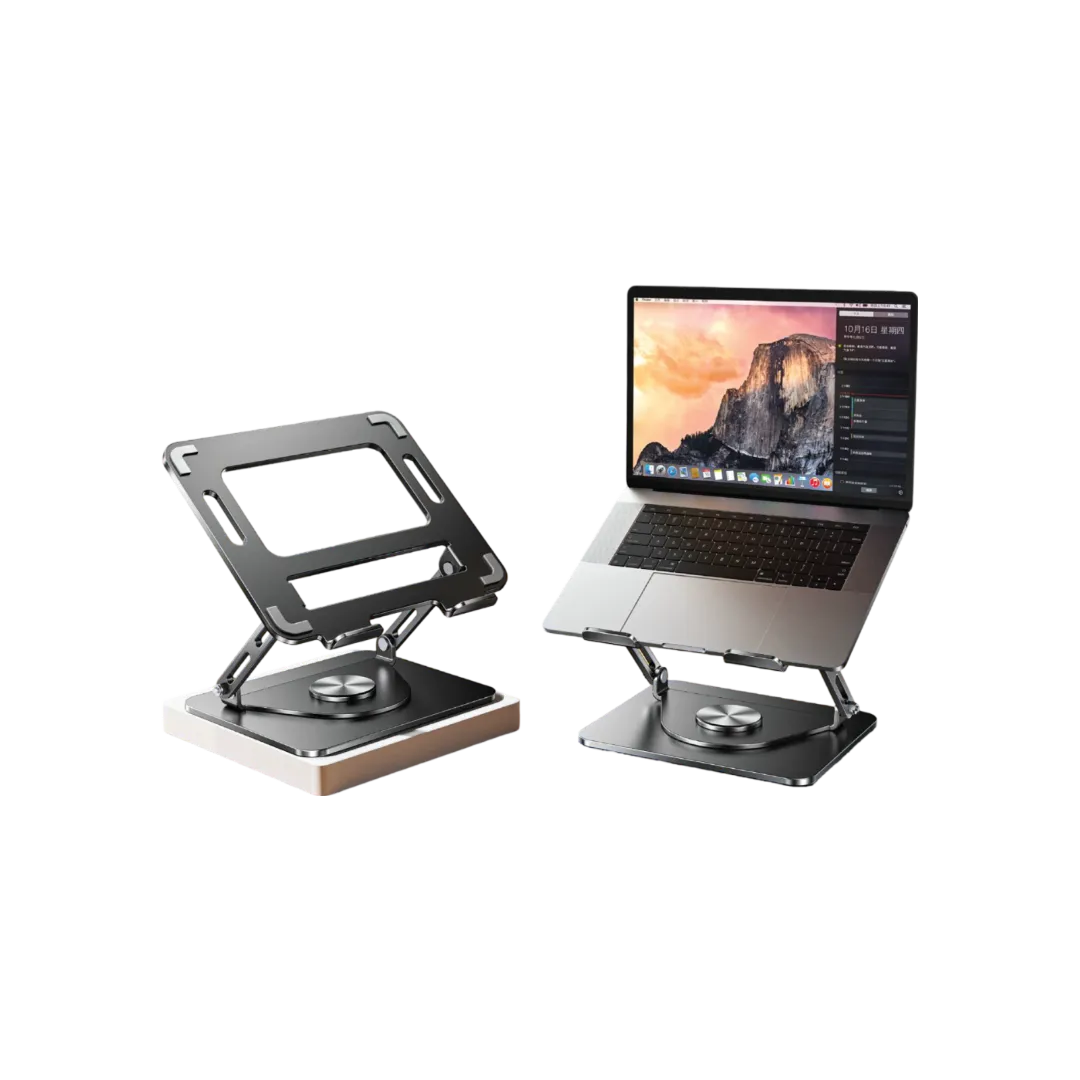 Green Lion 360 Rotatable Laptop Stand - Black