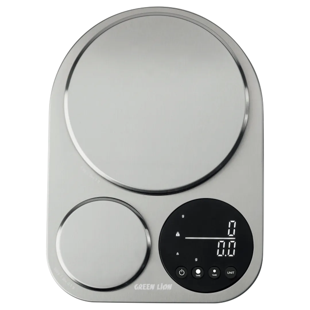 Green Lion Dual Kitchen Scale - Silver