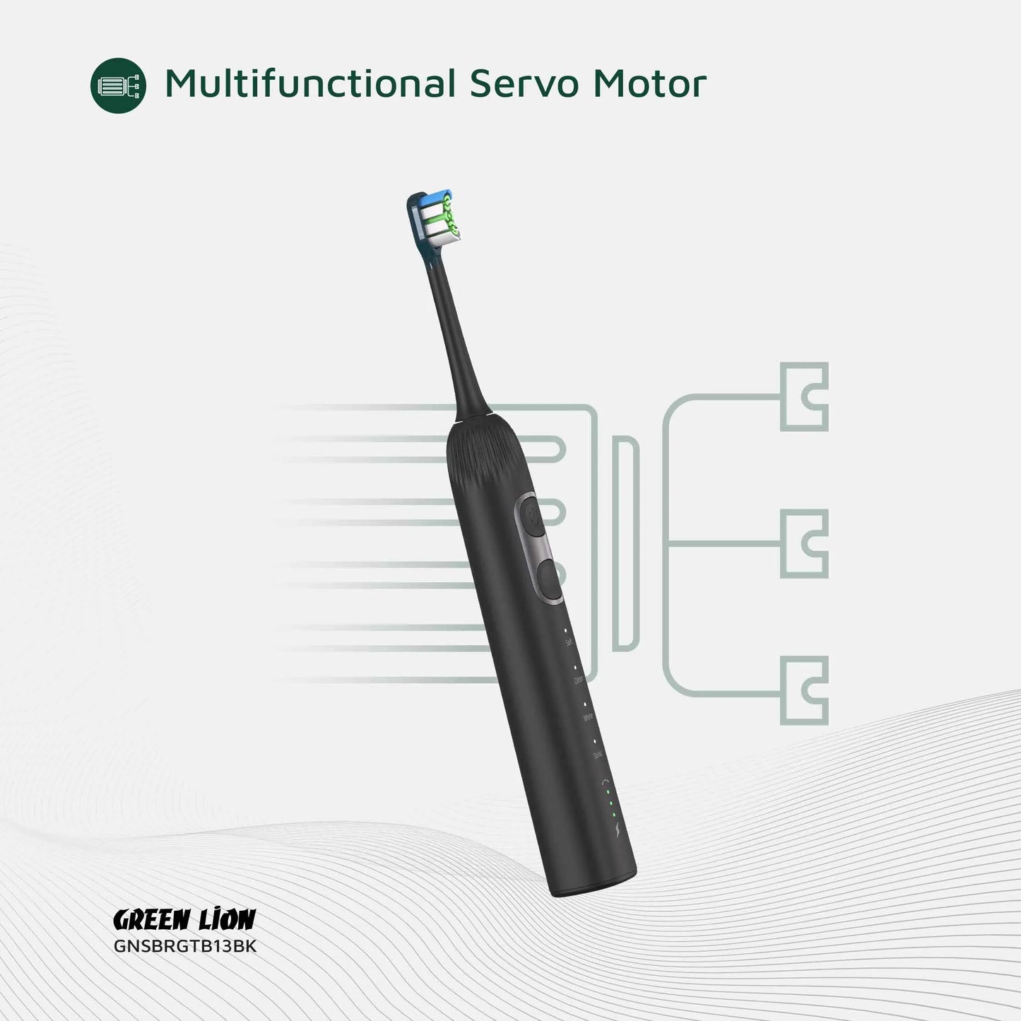 Green Lion Smart Brush 60° Ultrawide - Black