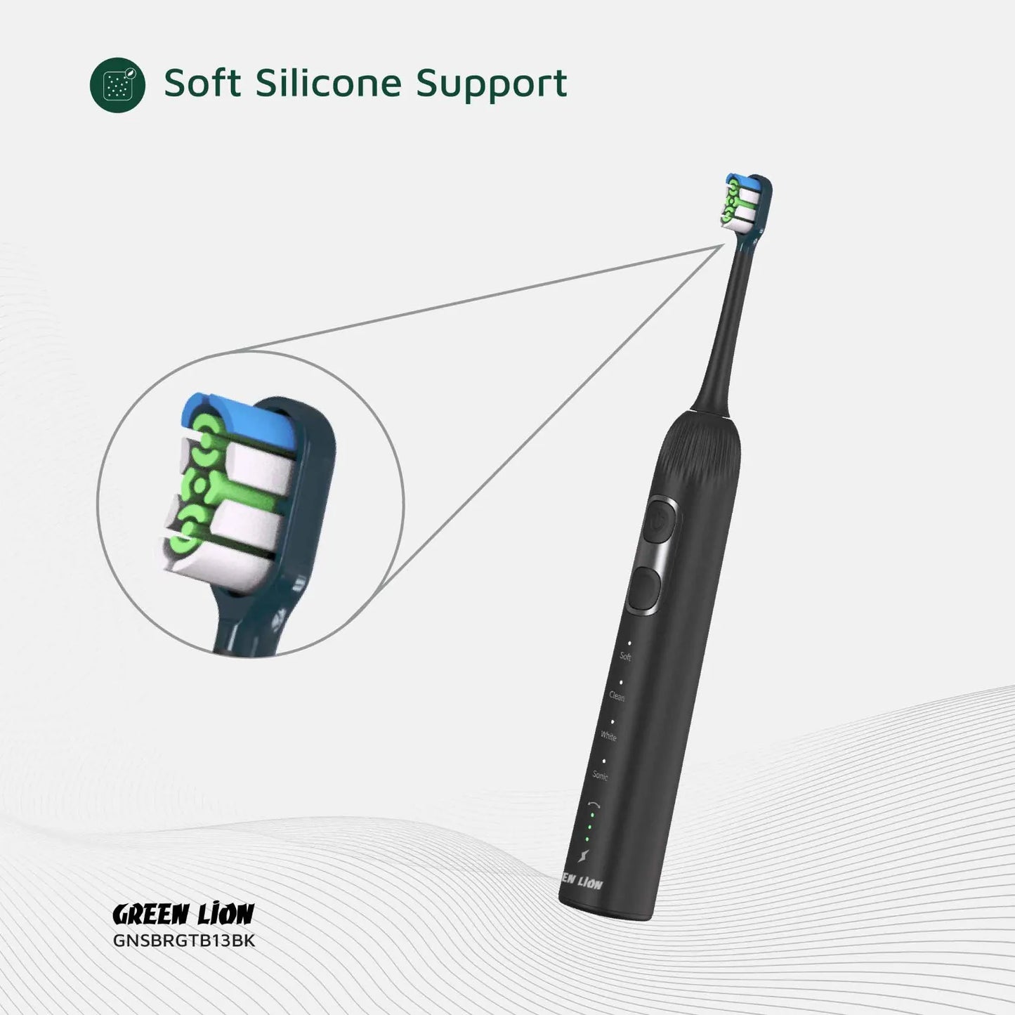 Green Lion Smart Brush 60° Ultrawide - Black
