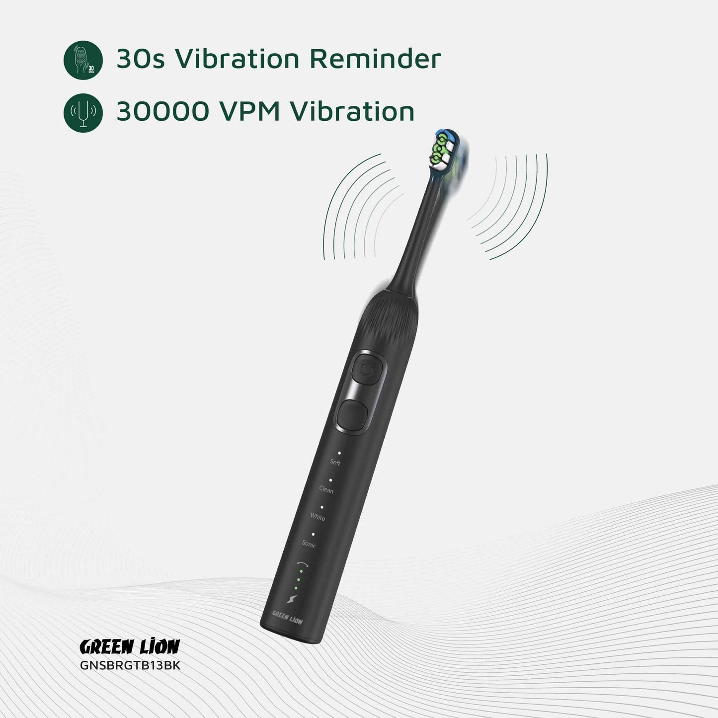 Green Lion Smart Brush 60° Ultrawide - Black