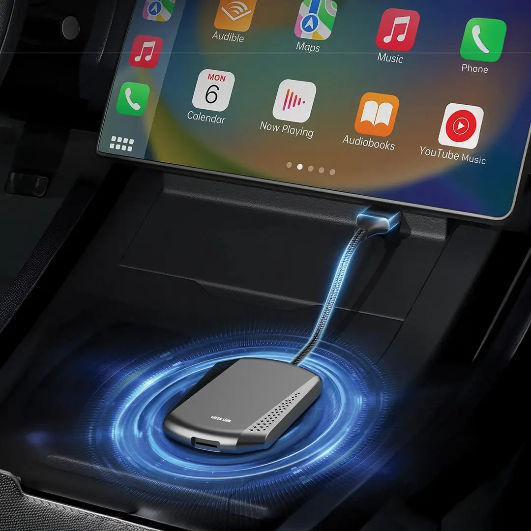 Green Lion 2 in 1 CarPlay Adapter 4GB Ram - Black