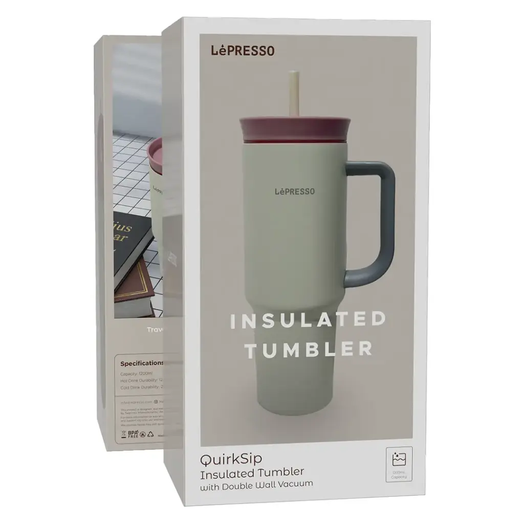 LePresso QuirkSip Insulated Tumbler with Double Wall Vacuum