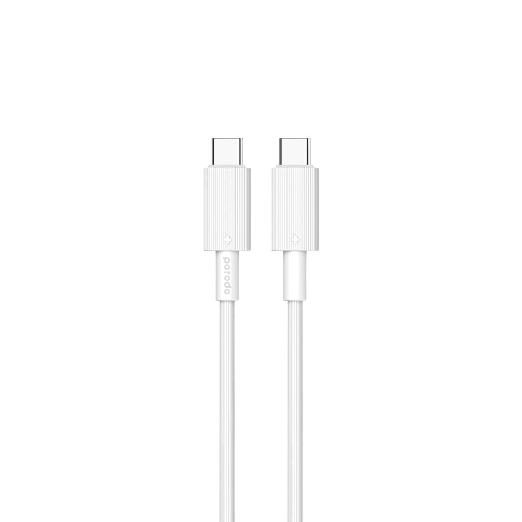 كابل شحن متين من Porodo USB-C إلى USB-C