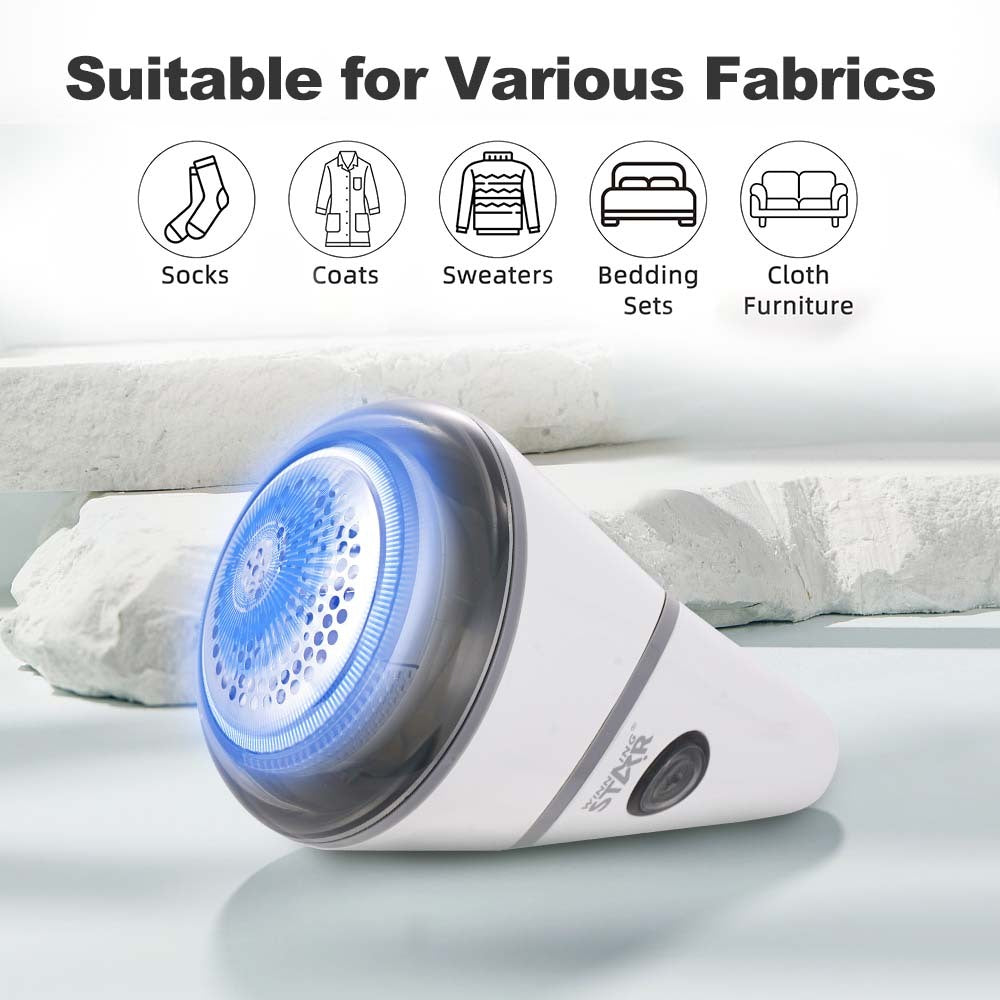 Winning Star Rechargeable Portable Fabric Shaver and Lint Remover