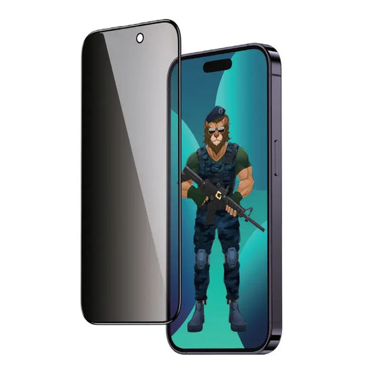 زجاج الخصوصية لهاتف آيفون 12 ميني 3D PET باللون الأخضر مقاس 5.4 بوصة