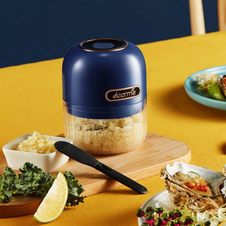 Deerma JS100 Electric Garlic Grinder Food Processer Cordless Mini Palmed