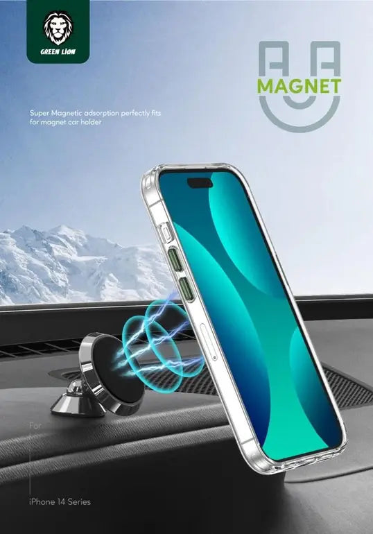Green Lion Series 9 Clear Case for iPhone 14 Pro Max
