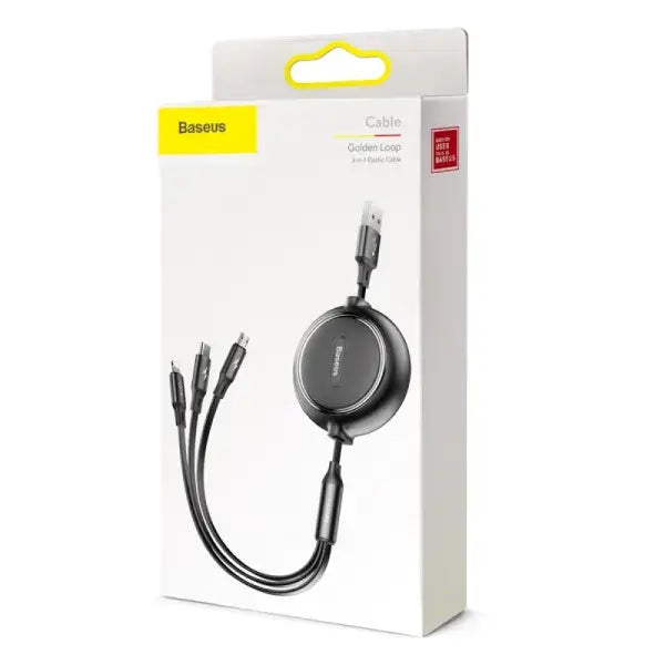 Baseus 3in1 Elastic Cable – 1.2m