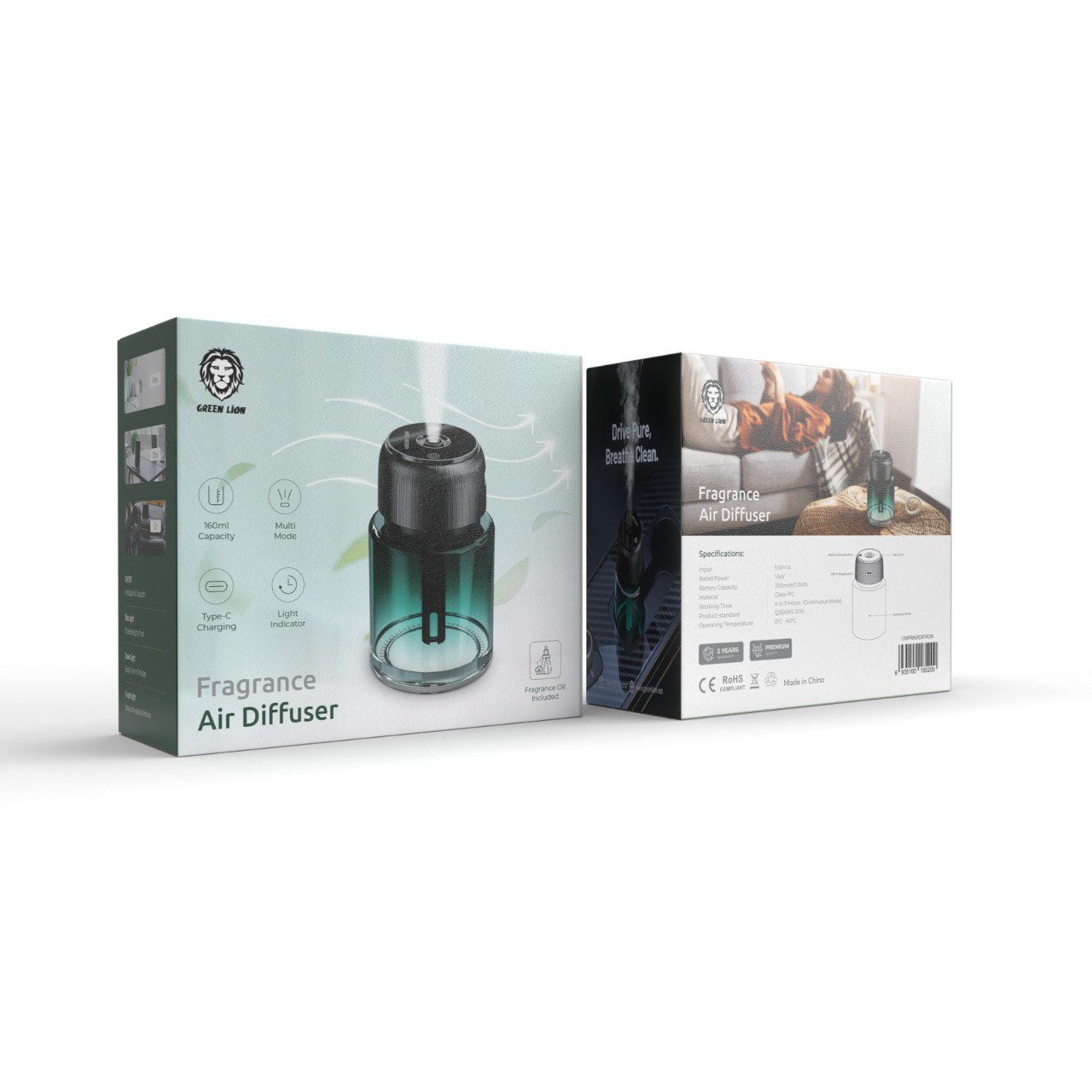 Green Lion Fragrance  Air Diffuser