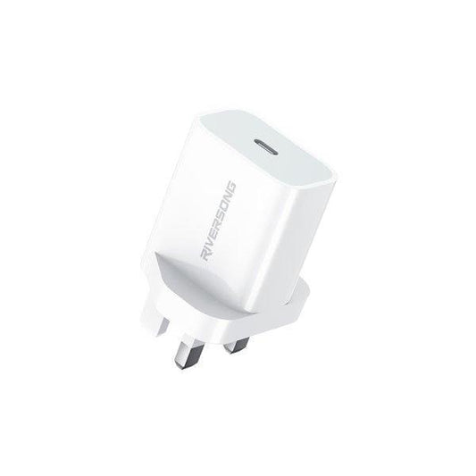 Riversong ,Wall Charger, Fast Charging, 20 Watts , White