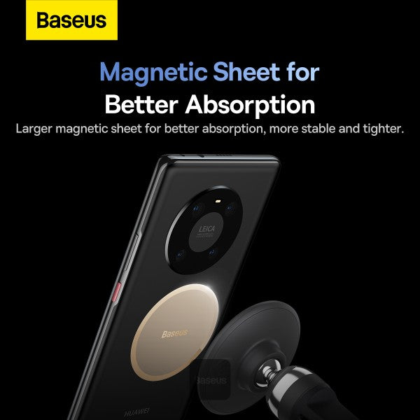 Baseus C01 Magnetic Phone Holder (Air Outlet Version) Black