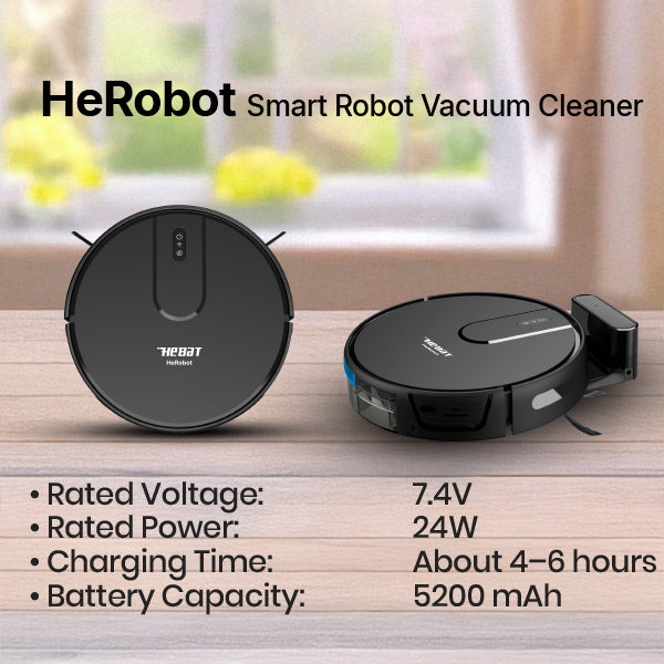 HEBAT HeRobot Smart Robot Vacuum Cleaner