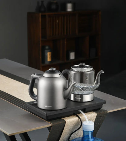 LePresso AuraBrew Tea Brewer and Water Boiler - Gray