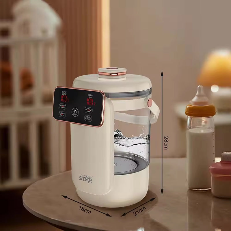 Winning Star Electric Water Heater Portable Led Screen Water Boiler 1350W 2.5L