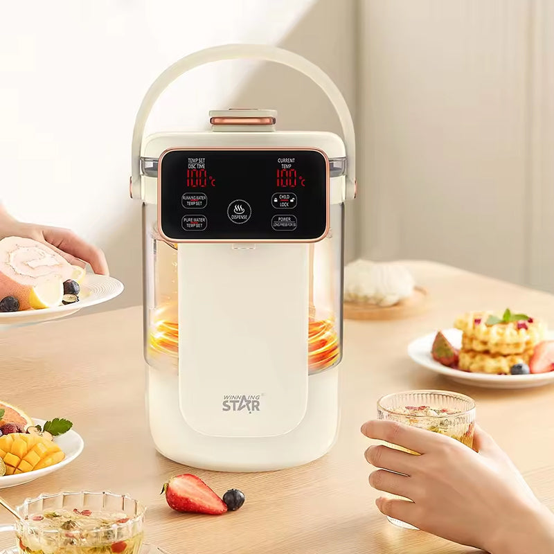 Winning Star Electric Water Heater Portable Led Screen Water Boiler 1350W 2.5L