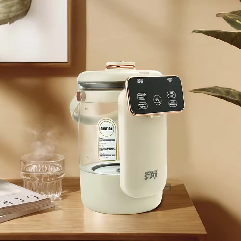 Winning Star Electric Water Heater Portable Led Screen Water Boiler 1350W 2.5L