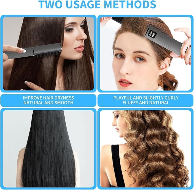 Cordless Hair Straightener Brush