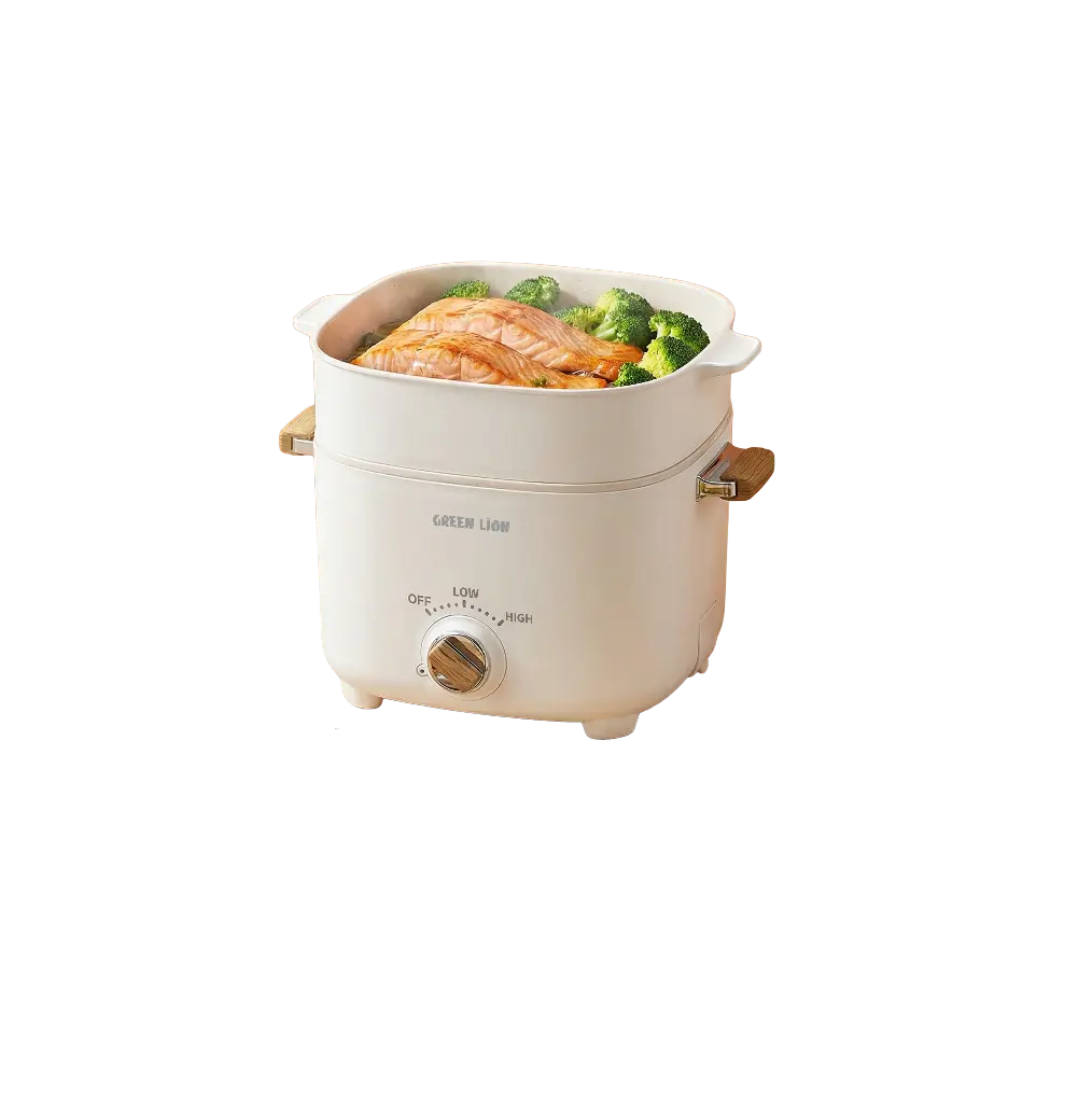 Green Lion Multi-Pot Electric Cooker - White