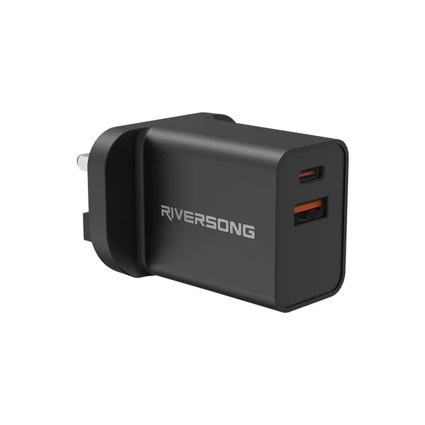 Riversong Safekub D3 20W PD Wall Charger Black