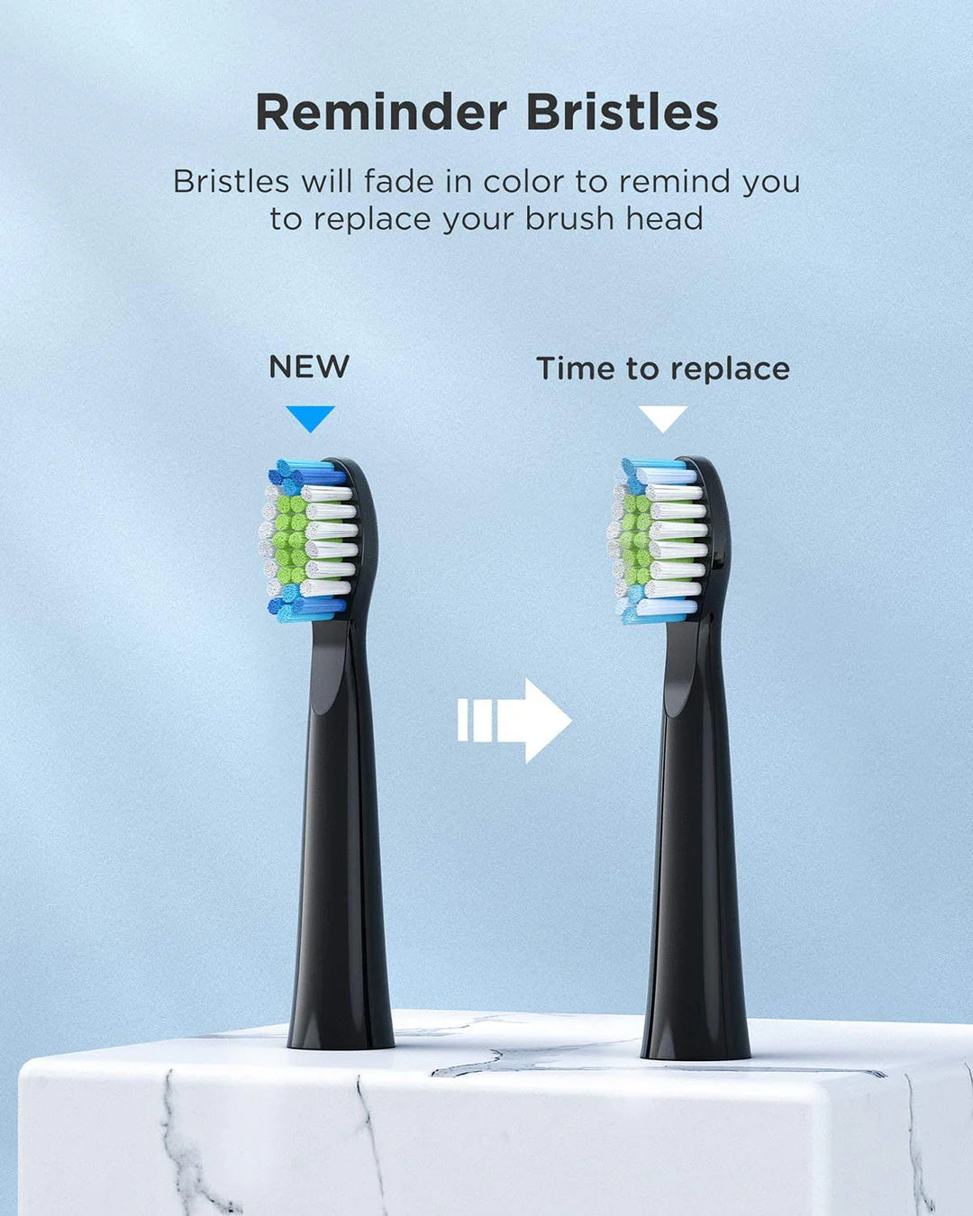 Fairywill E11 Sonic Electric Toothbrush with 8 Bursh Heads