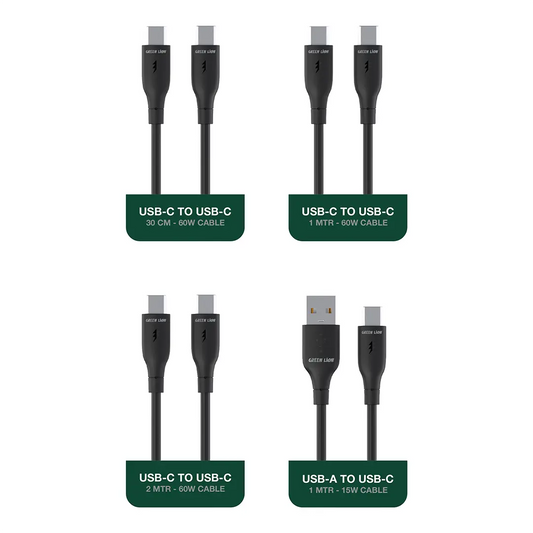 Green Lion 4 in 1 Cable Combo All-In-One Kit - Black