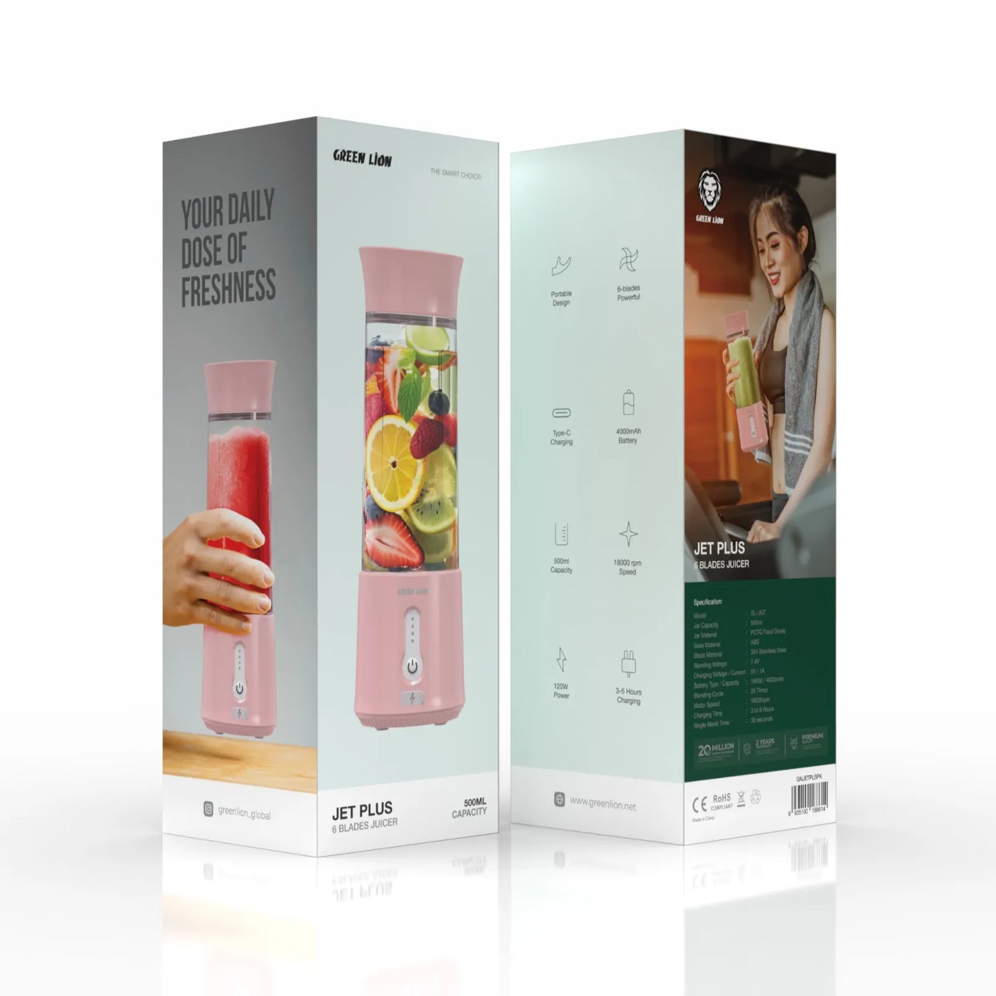 Green Lion Jet Plus Six Blades Juicer