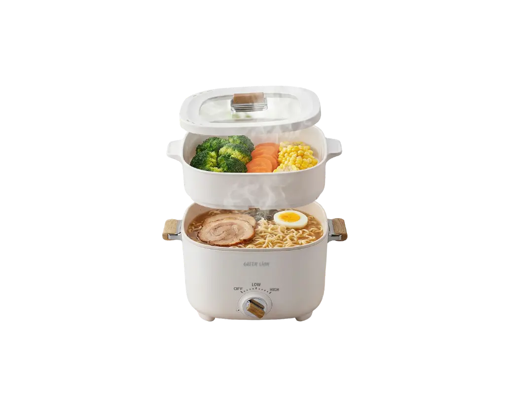 Green Lion Multi-Pot Electric Cooker - White