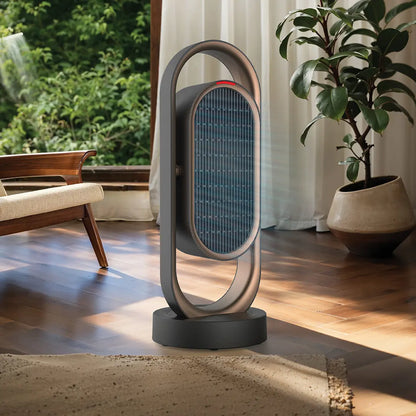 Green Lion Heater Power Fan & Heater with Remote Control - Black