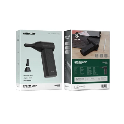 Green Lion Jet Pro Lite Magnetic Nozzle 100000 RPM - Black