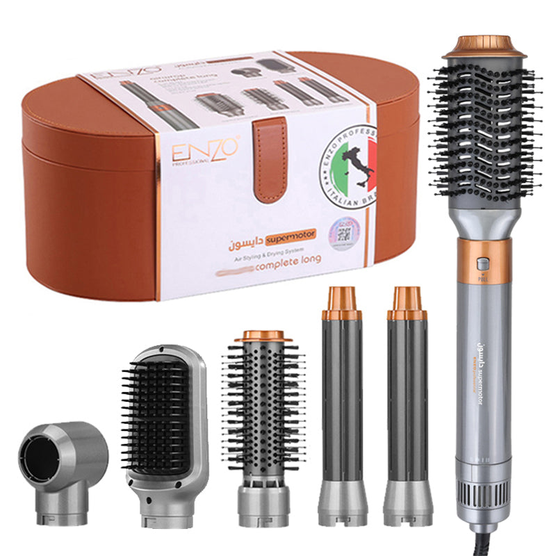 ENZO 6-in-1 Electric Hair Styling Too