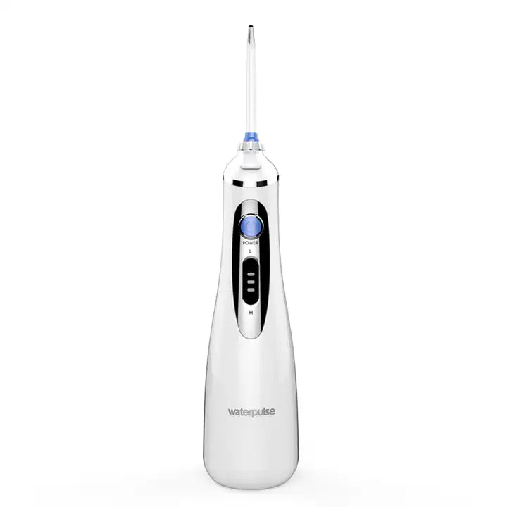 Waterpulse Portable Dental Flosser Cordless Oral Irrigator With Travel Case 240ML Rechargeable Battery Water Flosser Teeth