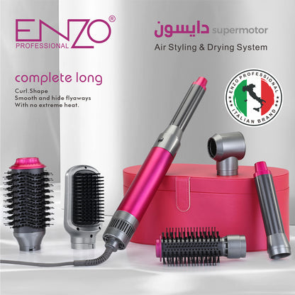 ENZO 6-in-1 Electric Hair Styling Tool 1500W