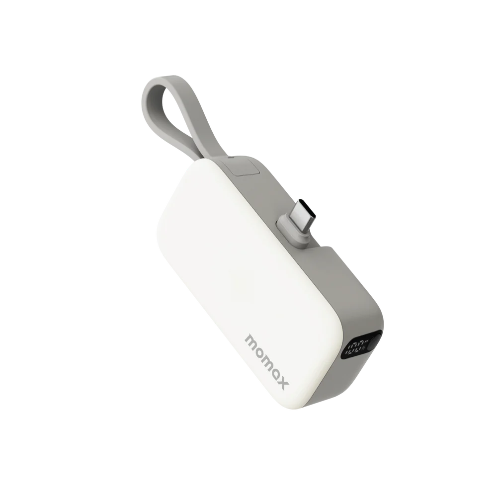 بطارية Momax 1-Power Mini | 3 في 1 (5000 مللي أمبير) USB C