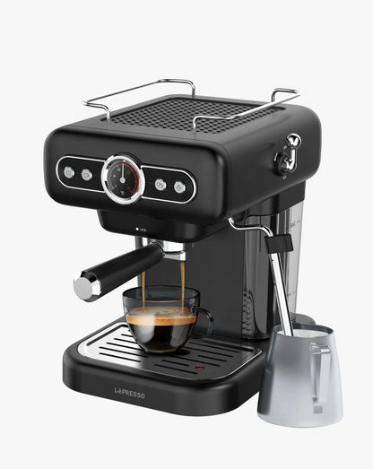 LePresso Retro Espresso Boiler Machine Gauge and Milk Steamer