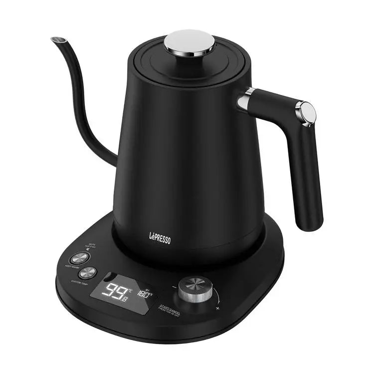 Lepresso 700W Temperature Controlled Kettle with Digital Display