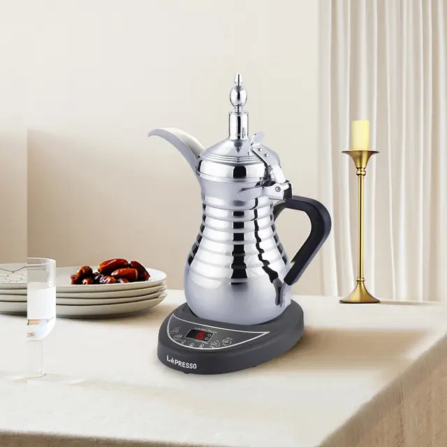 LePresso Electrical Arabic Coffee Maker 800W 0.75L - Silver
