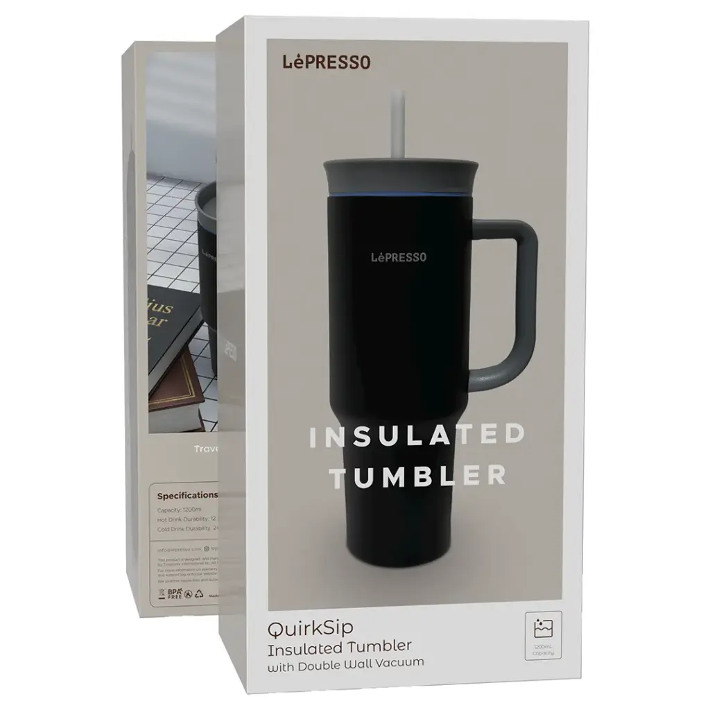LePresso QuirkSip Insulated Tumbler with Double Wall Vacuum